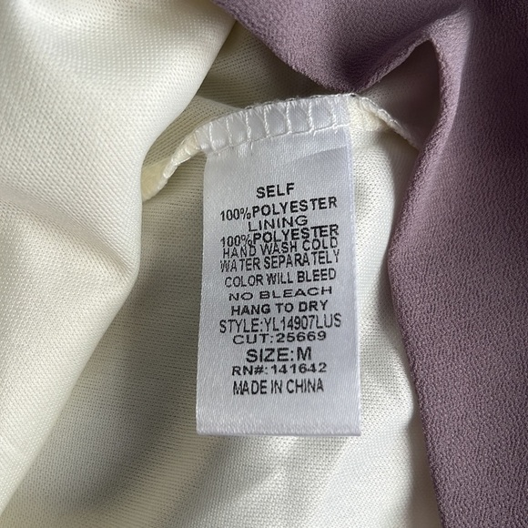 🌺LULU’s Ivory Cream / Mint Green Classy Flounce Dress Size Medium — GORGEOUS!!!🌺 - Picture 6 of 6